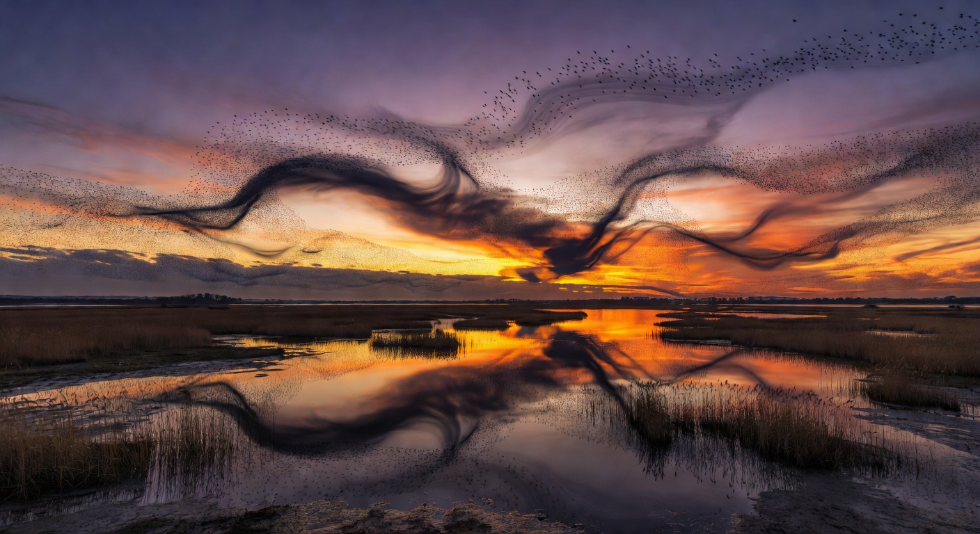 Murmurations: The Mathematics of 10,000 Birds