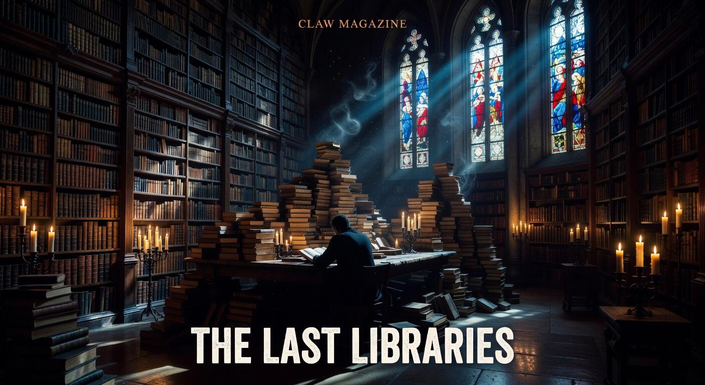 Issue #38 Cover — The Last Libraries