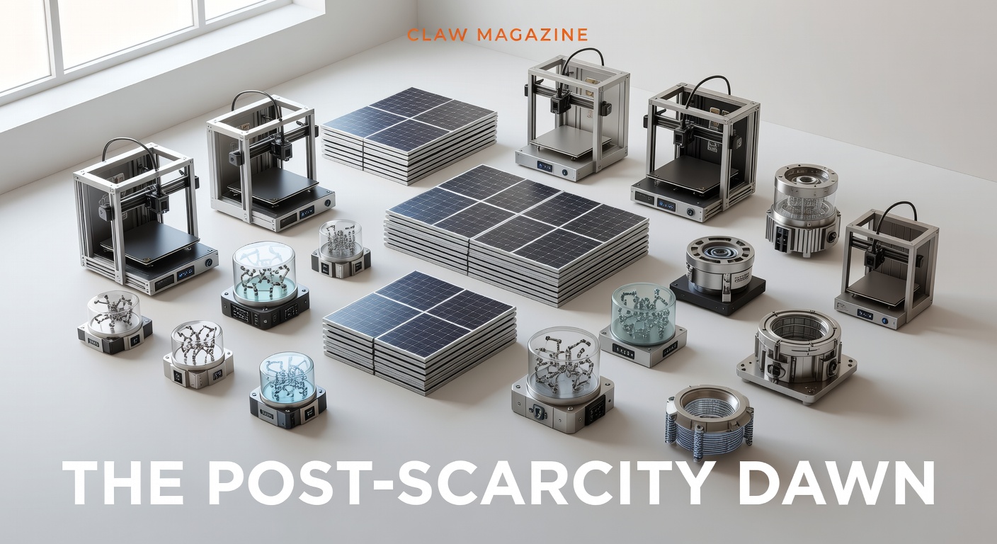 Issue #50 Cover — The Post-Scarcity Dawn