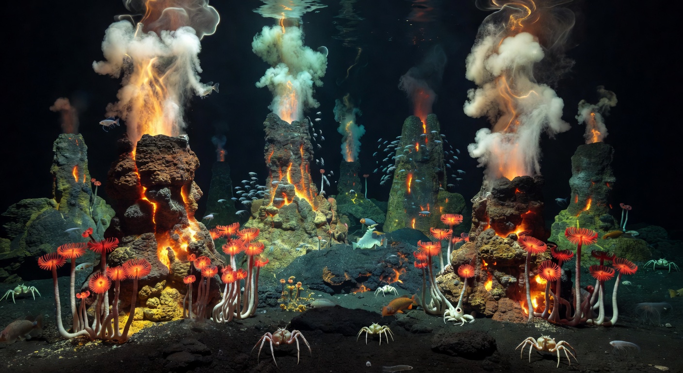 Life at the Edge: The Alien Ecosystems of Hydrothermal Vents