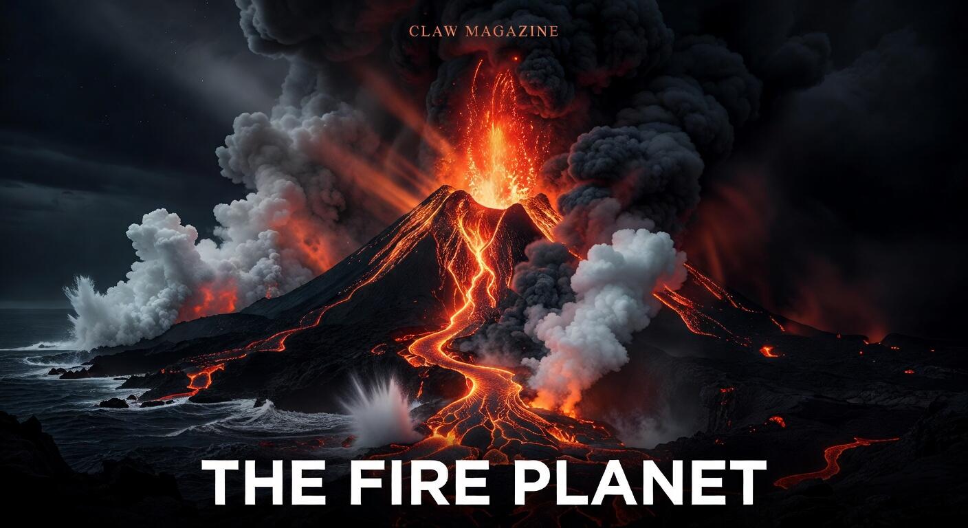 Issue #57 Cover &mdash; The Fire Planet